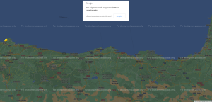 Esta página no puede cargar Google Maps correctamente